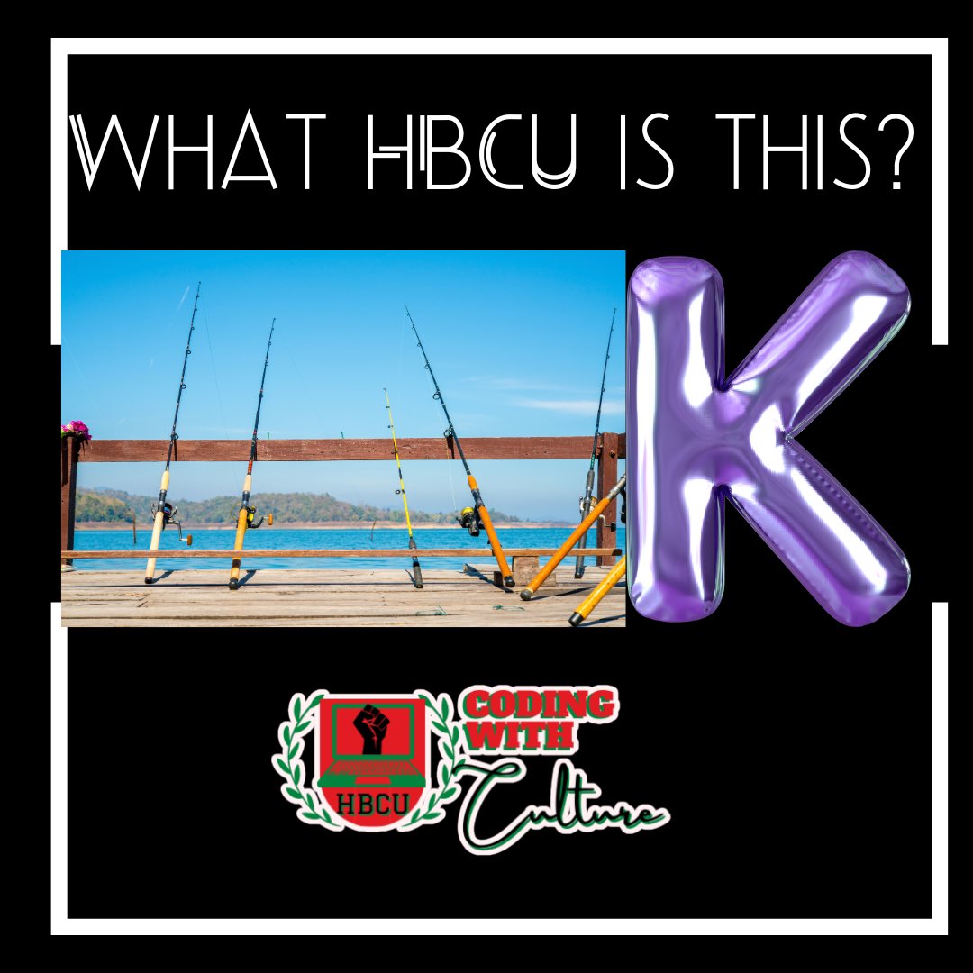 CodingWCulture's tweet image. Can you guess today’s #HBCUMonth challenge? Drop your guesses in the replies below!!
#CodingwithCulture #HBCUPride #ChoosekHBCU