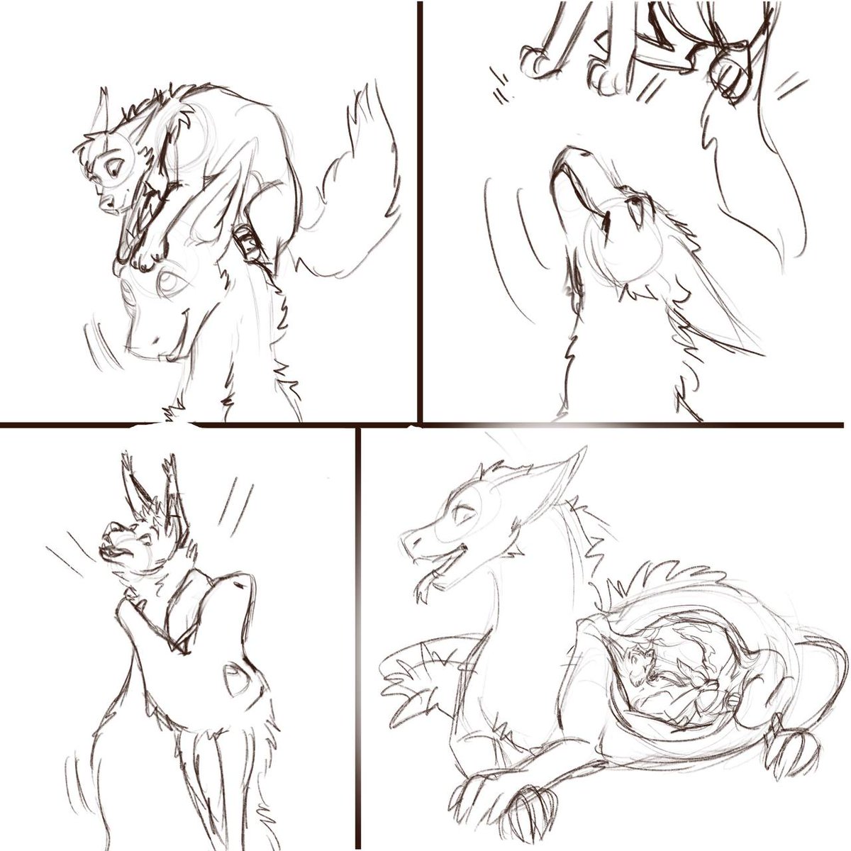 Drawing art debts
#vore #furry #feral