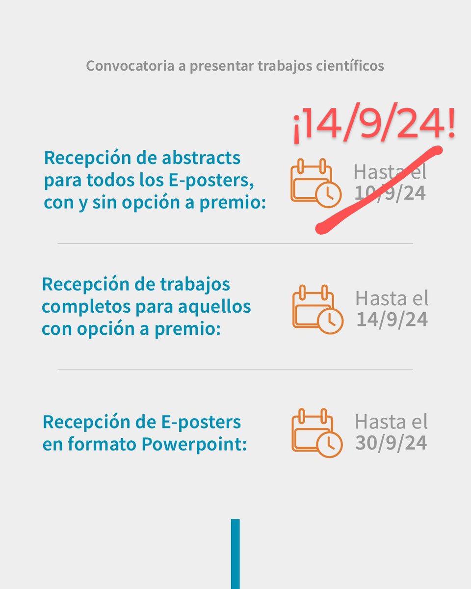 Última semana!!!

 ::::: XII Jornada Anual de Santa Catalina :::::

🔬 Convocatoria a presentar Trabajos Científicos 🔍
 forms.gle/qVcwCrP6CvrEcJ…

📧 Informes: comunicación@csantacatalina.com.ar