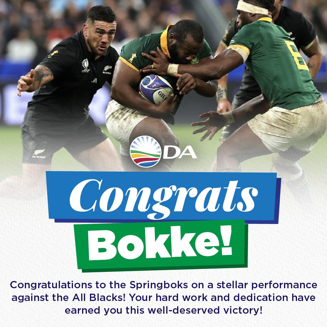 🇿🇦 No DNA, just RSA. Well done Bokke! 🔥