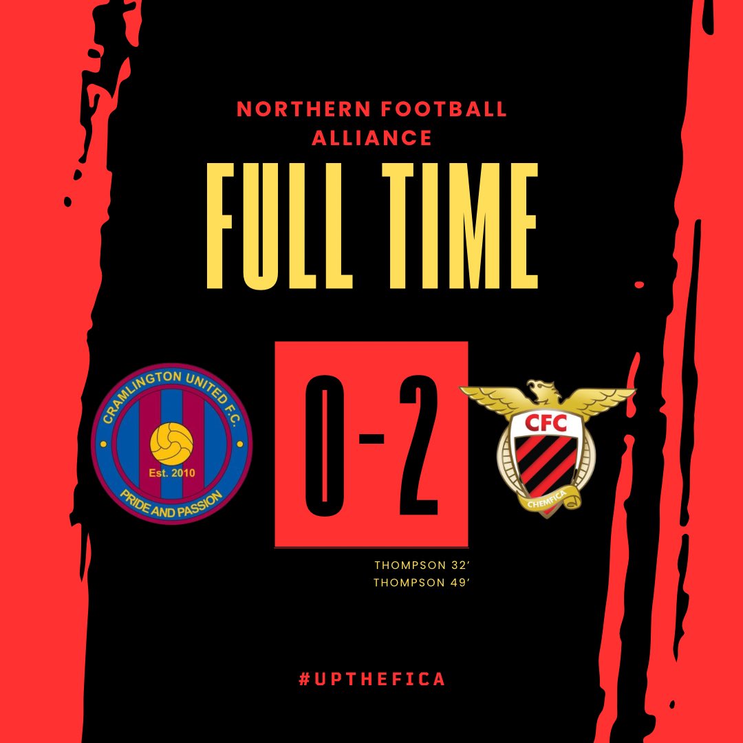 A solid win on the road for the lads, with better finishing it could have been more comfortable!

Great to get back to winning ways, best of luck to <a href="/CramlingtonUtd/">Cramlington United</a>.

#upthefica