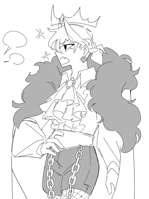Before ENreco finale I wanna show off my design for Kronii- I mean Tam Gandr #kronillust 