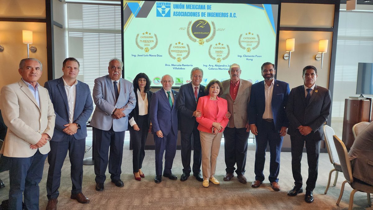 Honor a quien honor merece, <a href="/IngCPoon/">Ing. Clemente Poon</a> muchas felicidades por este reconocimiento por parte de la <a href="/UMAI_AC/">Unión Mexicana de Asociaciones de Ingenieros</a>