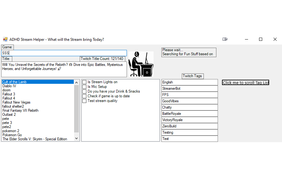 trogan2000's tweet image. question for the title creator do i set something like this? where you can edit the text or select from a scroll down menu of twitch safe tags
#TwitchStreamers #streamerdotbot #twitchstreamer