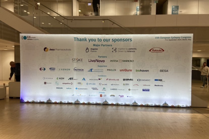 ResearchNetERI's tweet photo. A very warm welcome to the 2024 European Epilepsy Congress in Rome #eec2024 from @EpilepsyInst President Professor Helen Cross and Chair Professor Matthew Walker. If you’re at the Congress say hello at the #EpilepsyResearchInstitute stand in the foyer @IlaeWeb https://t.co/O5aRUWraIl
