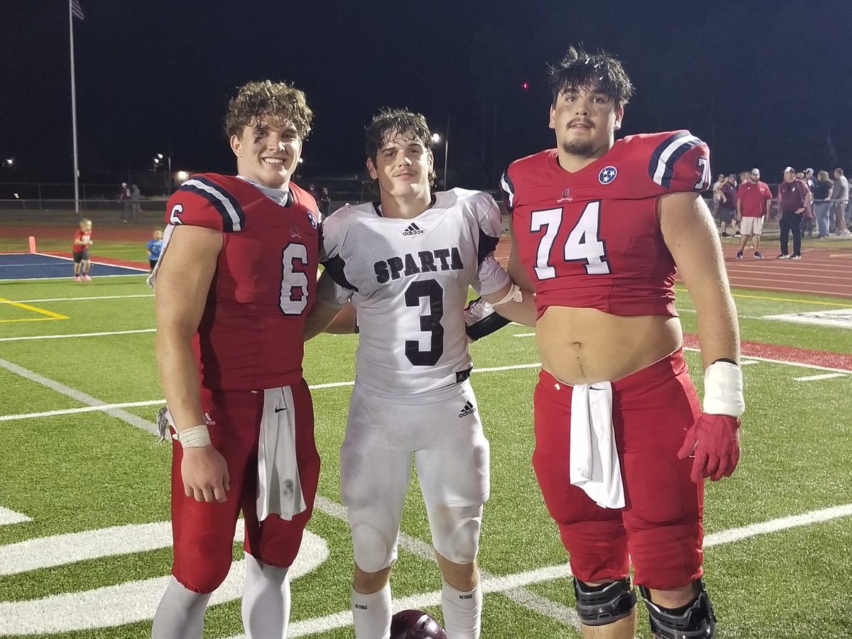 Chris Smith (@csmithscout) on Twitter photo Three Dawgs!! Three Top Performers Last Night!
Proud of all three for repping the #CSS/#MTWP Family strong!
Left to right: <a href="/BlakeOwen3/">Blake Owen</a> <a href="/PinionTripp/">Tripp Pinion</a> <a href="/austin_hoane22/">Austin Hoane</a>
#Cavaliers #Warriors
#PRZTN #TNHSFB Three Dawgs!! Three Top Performers Last Night!
Proud of all three for repping the #CSS/#MTWP Family strong!
Left to right: <a href="/BlakeOwen3/">Blake Owen</a> <a href="/PinionTripp/">Tripp Pinion</a> <a href="/austin_hoane22/">Austin Hoane</a>
#Cavaliers #Warriors
#PRZTN #TNHSFB
