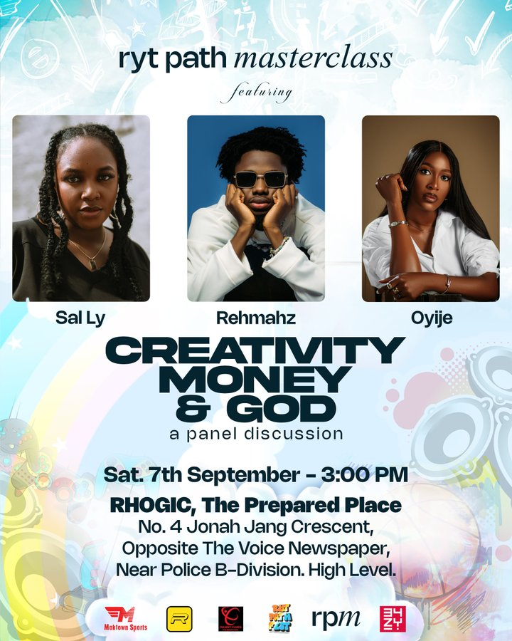 saltyfiremedia's tweet photo. Ryt Path Masterclass with @SalxSally, @rehmahz and @Oyije_ as panelist.

Share your own lessons learnt from the masterclass in the comments below.
#RytPathFest https://t.co/GSMaTj5UOc