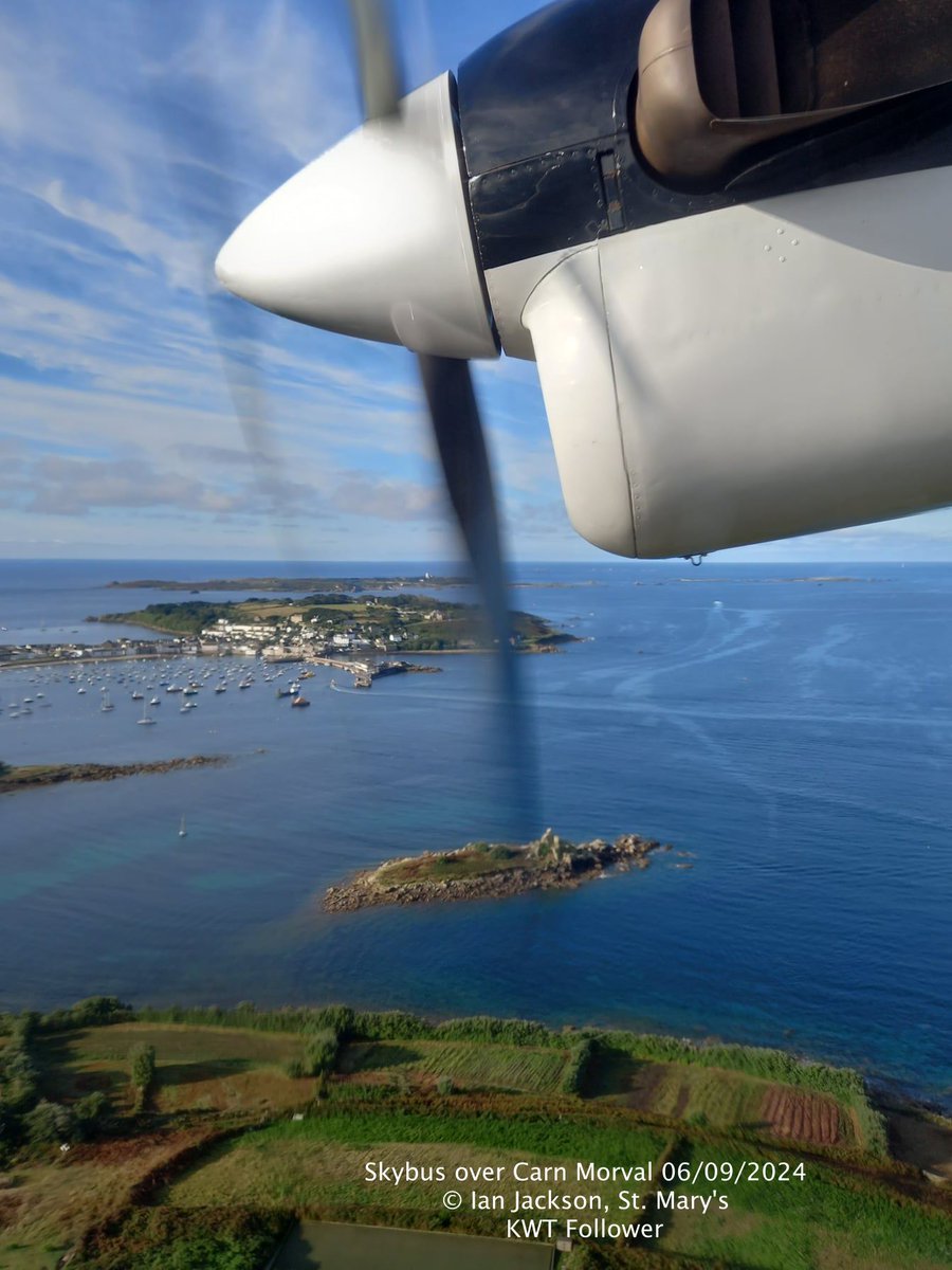 Good evening from the Isles of Scilly. Here’s the forecast for the Islands on Sunday.

Showers, clouds and sun

Thanks to Ian for the view of the Harbour from Skybus on Friday morning, after being stranded on the mainland when the fog rolled in before the last flight on Thursday.