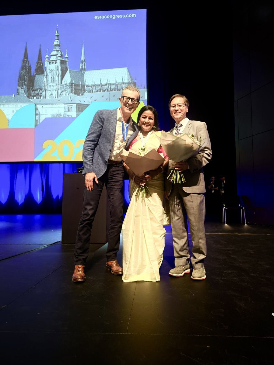 Athmaja Thottungal (@athmathottungal) on Twitter photo The 41st ESRA meeting will remain as very special for me. I am honoured and humbled that I was given the 🥇 for the best educator in pain medicine. Shared the podium with amazing colleagues who are truly giants in RA 🙏🏽<a href="/DrBluesNYC/">Prof Admir Hadzic</a> and <a href="/mail2vincechan/">vincent chan</a>
Sharing some memories 🥳🥳🙏🏽 The 41st ESRA meeting will remain as very special for me. I am honoured and humbled that I was given the 🥇 for the best educator in pain medicine. Shared the podium with amazing colleagues who are truly giants in RA 🙏🏽<a href="/DrBluesNYC/">Prof Admir Hadzic</a> and <a href="/mail2vincechan/">vincent chan</a>
Sharing some memories 🥳🥳🙏🏽