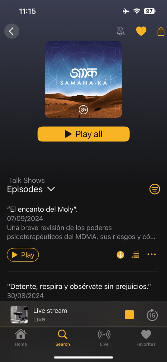edgardavid's tweet photo. Ya al aire en @convoynetwork “El encanto del Moly”. Una breve revisión de los poderes psicoterapéuticos del MDMA, sus riesgos y cómo es el amor después de su comunión. @SamanaKapodcast https://t.co/qdDob33uDl