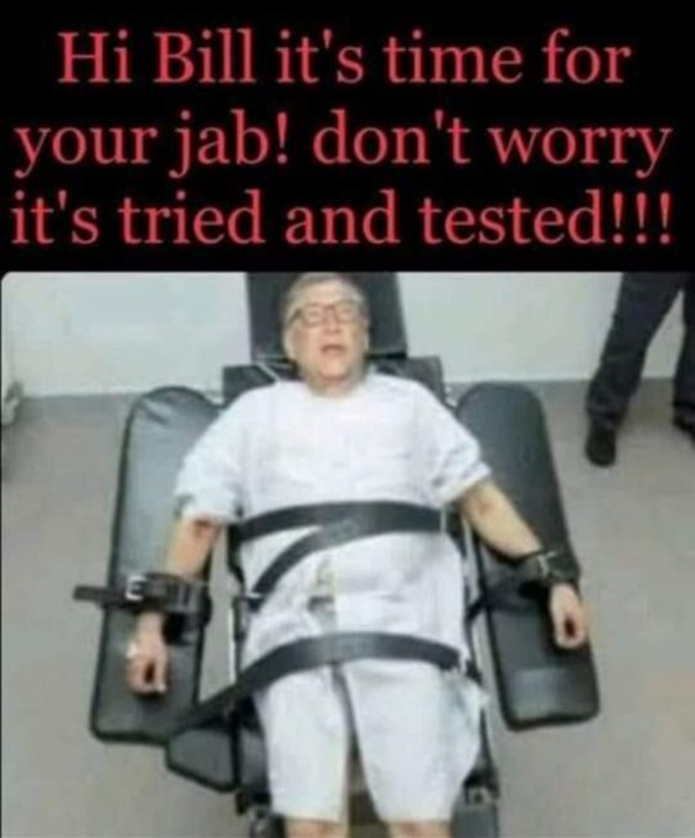 <a href="/BGatesIsaPyscho/">Concerned Citizen</a> When a guy has enough money to end world hunger, end poverty, regenerate the soil and clean the oceans.

Instead chooses to pump his money into GMO mosquitos, blocking out the sun, creating fake meat and most importantly producing toxic vaccines for 7 billion people. You have to