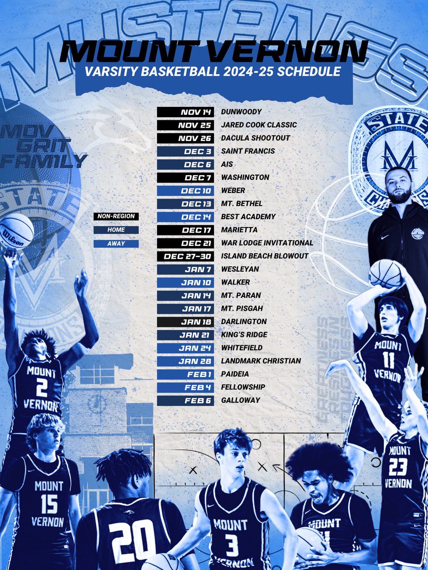 Full Season Schedule is Set! 🐎🏀😈