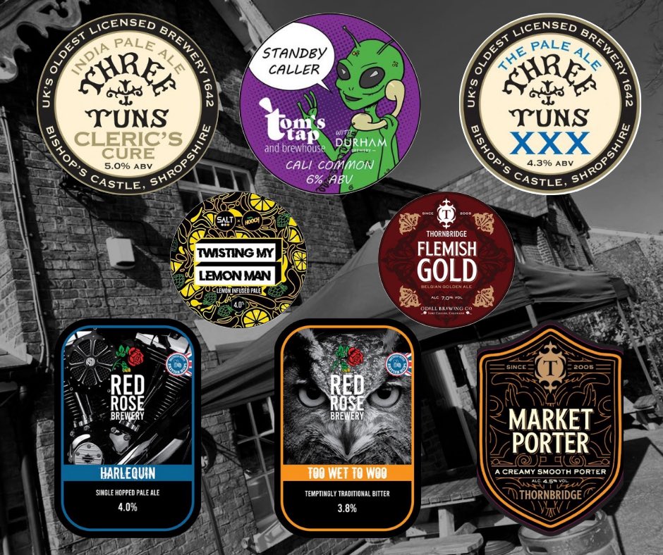 Hops Belgian Bar (@hopsbelgianbar) on Twitter photo SATURDAY open till 11pm ๐ป
Cask Aleโs ๐
<a href="/RedRoseBrewery/">Red Rose Brewery</a>
<a href="/ThreeTunsBrewer/">Three Tuns Brewery</a>
<a href="/thornbridge/">Thornbridge Brewery</a>
<a href="/tomstapandbrew/">Tom's Tap and Brewhouse</a>
Craft Kegโs ๐
<a href="/SaltBeerFactory/">SALT</a> โ๏ธ <a href="/hoochdrink/">Hooch</a>
<a href="/thornbridge/">Thornbridge Brewery</a> โ๏ธ <a href="/OdellBrewing/">Odell Brewing Co</a>
Coming soon ๐
View our line up <a href="/RealAleFinder/">Real Ale Finder App</a>
Cheers Crewe ๐ป SATURDAY open till 11pm ๐ป
Cask Aleโs ๐
<a href="/RedRoseBrewery/">Red Rose Brewery</a>
<a href="/ThreeTunsBrewer/">Three Tuns Brewery</a>
<a href="/thornbridge/">Thornbridge Brewery</a>
<a href="/tomstapandbrew/">Tom's Tap and Brewhouse</a>
Craft Kegโs ๐
<a href="/SaltBeerFactory/">SALT</a> โ๏ธ <a href="/hoochdrink/">Hooch</a>
<a href="/thornbridge/">Thornbridge Brewery</a> โ๏ธ <a href="/OdellBrewing/">Odell Brewing Co</a>
Coming soon ๐
View our line up <a href="/RealAleFinder/">Real Ale Finder App</a>
Cheers Crewe ๐ป