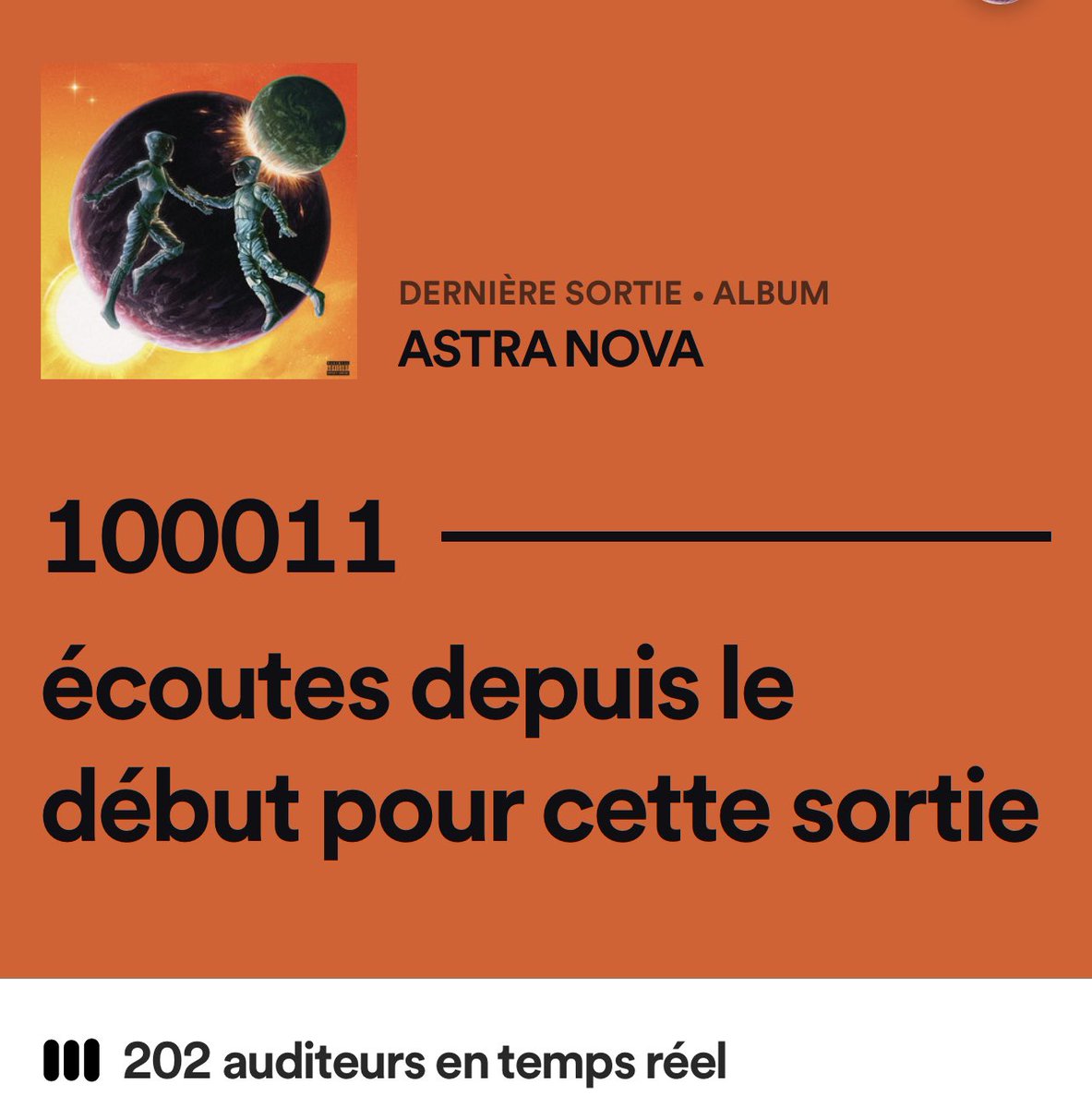 furlaxofficiel's tweet photo. 100 000 streams sur @spotifyfrance 

En 1 jour 

Alors à tous ceux qui propagent le projet, ceux qui ont pris le temps de l’écouter, tous les médias qui relaient la sortie et les personnes qui ont inclus un des morceaux dans leurs playlists, merci 🫂 https://t.co/VxOP2YEg31