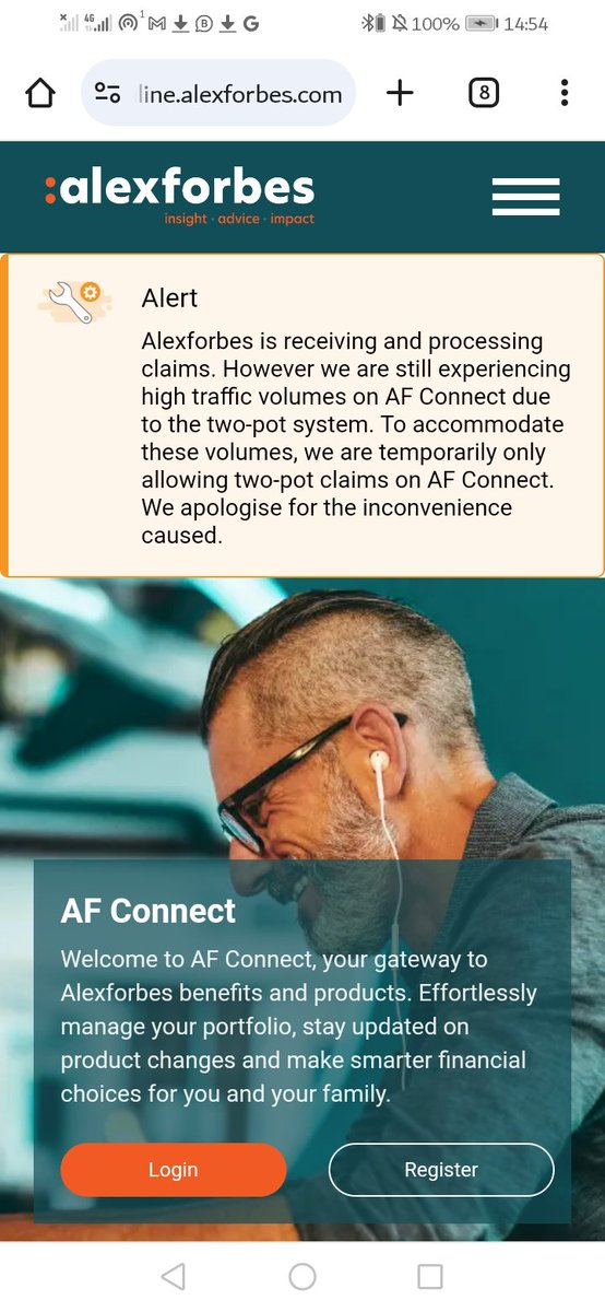 EndTPeriodicals's tweet photo. Alexforbes
Savings port withdrawal AF Connect: https://t.co/s2C5dwjOxH https://t.co/TepTJMDGUB