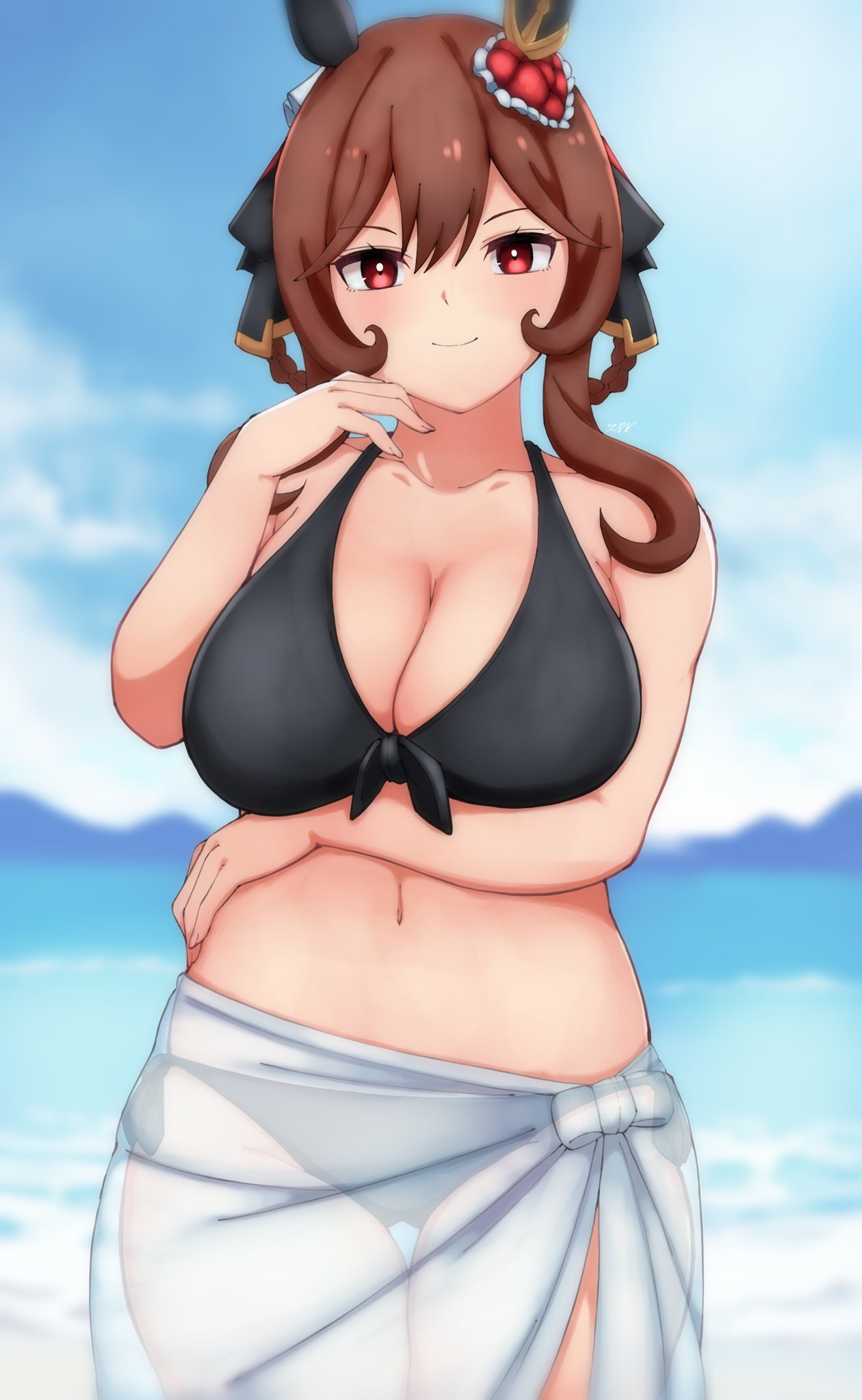 α2 ウマ娘 水着&水しぶき ジェンティルドンナ スリーブ&プレイマット