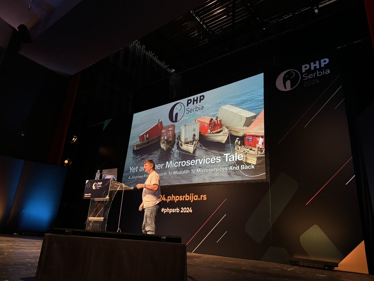 PHP Serbia (@phpsrbija) on Twitter photo 🔄 Up next at PHP Serbia 2024: <a href="/movetodevnull/">Sebastian Feldmann</a> on A Journey from Monolith to Modulith to Microservices and Back! Discover the challenges of building modular architectures and the evolution of software design.
#PHP #SoftwareArchitecture #Microservices #phpsrb 🔄 Up next at PHP Serbia 2024: <a href="/movetodevnull/">Sebastian Feldmann</a> on A Journey from Monolith to Modulith to Microservices and Back! Discover the challenges of building modular architectures and the evolution of software design.
#PHP #SoftwareArchitecture #Microservices #phpsrb