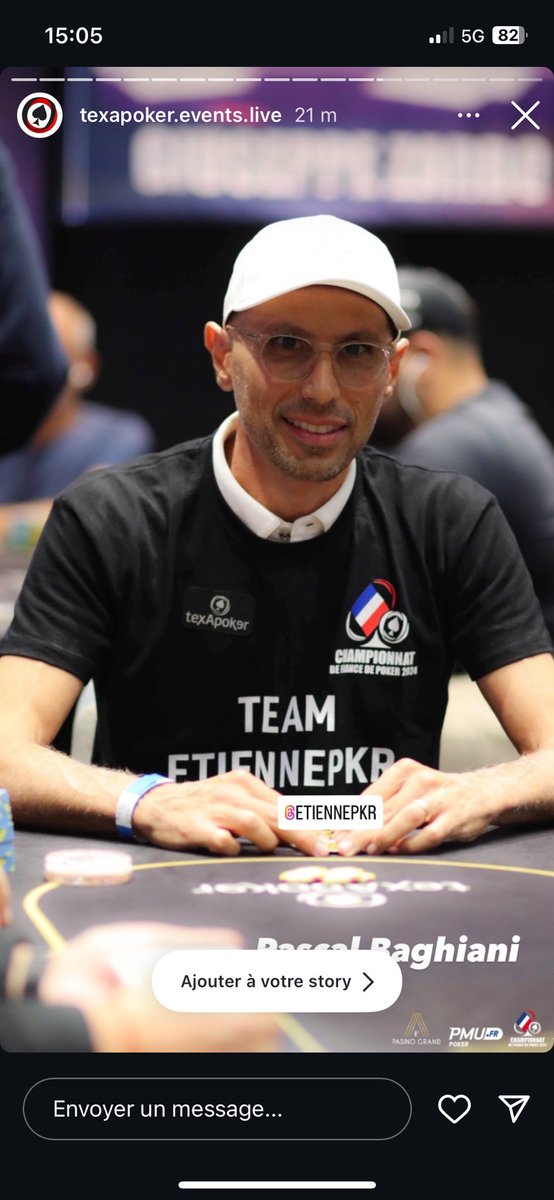 79ème place sur le 6-max des Championnats de France ! Content de mon jeu malgré un Day 2 sans cartes. Beaucoup de réussite pour accrocher l'ITM ! Maintenant, cap sur le 400€ Classique qui s’annonce prometteur ! 💪 GL à tous ceux encore in sur le 6-max, en particulier Pascal, mon