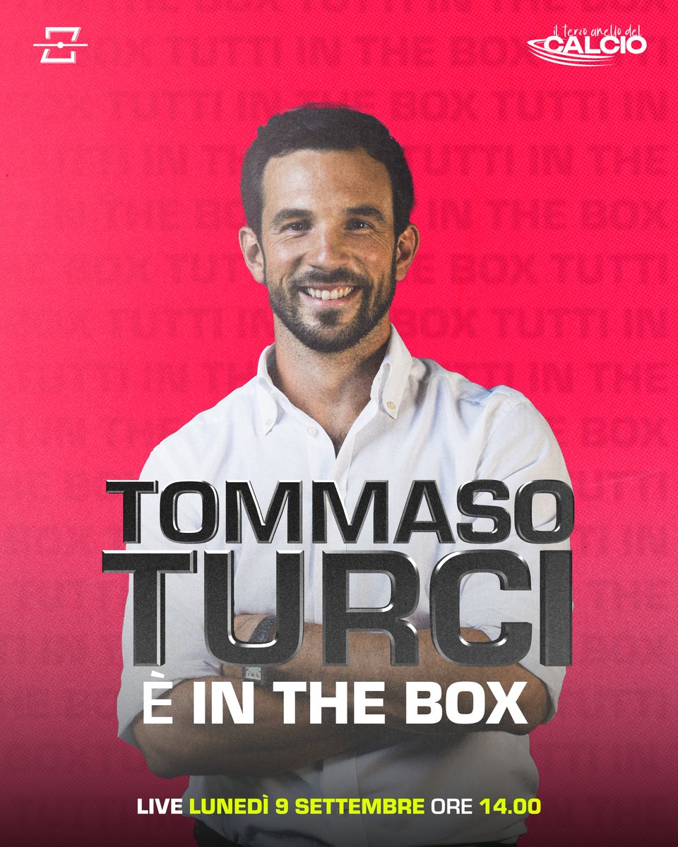 Se guardi una partita di Serie A su DAZN lo vedrai ovunque: prepartita, postpartita, bordocampo, studio, postazione commento…

Semplicemente Tommaso TUTTOFARE Turci.

Lunedì 9 settembre ore 14 sul nostro canale YouTube con <a href="/TommasoTurci/">Tommaso Turci</a> ⚽🎧