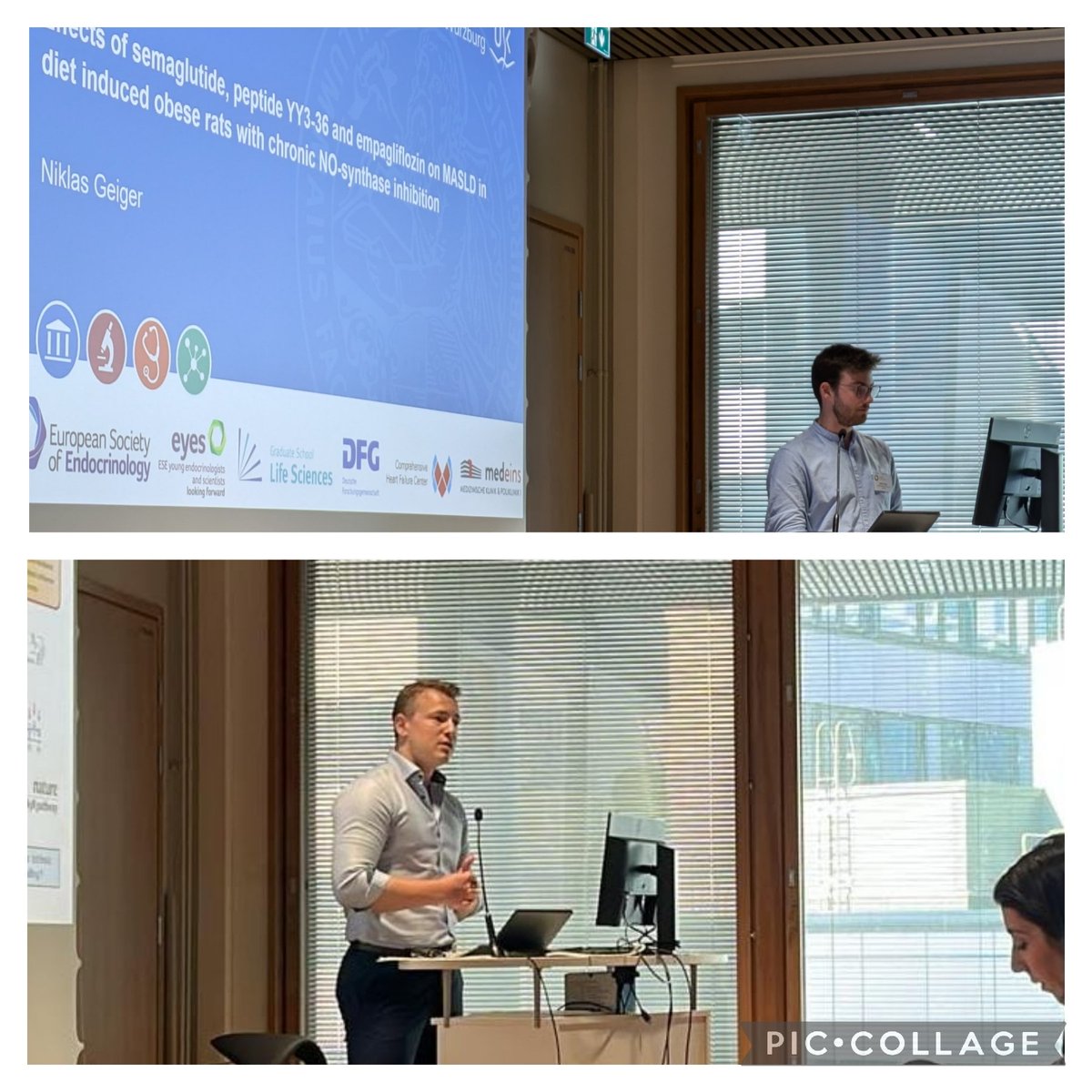 Endo_Wue (@endowue) on Twitter photo Fantastic presentations at the #EYES2024 meeting in Helsinki by our two students <a href="/NiklasGeiger1/">Niklas Geiger</a> and Marc Schauer 👏👏👏 Well done!!!
<a href="/EYEScientists/">EYES</a> <a href="/ESEndocrinology/">European Society of Endocrinology (ESE)</a> Fantastic presentations at the #EYES2024 meeting in Helsinki by our two students <a href="/NiklasGeiger1/">Niklas Geiger</a> and Marc Schauer 👏👏👏 Well done!!!
<a href="/EYEScientists/">EYES</a> <a href="/ESEndocrinology/">European Society of Endocrinology (ESE)</a>