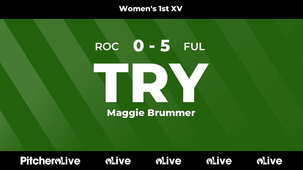 1': Maggie Brummer scores for Fullerians RFC 🙌
#ROCFUL #Pitchero
fullerians.co.uk/teams/156185/m…