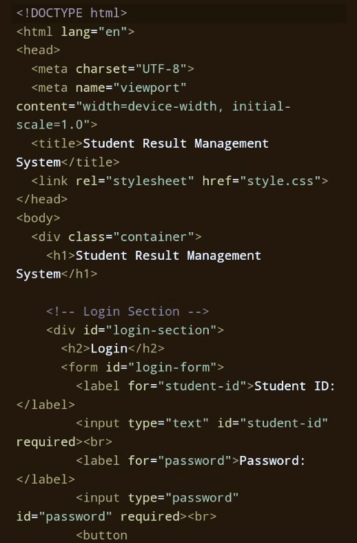 e_opore's tweet image. Build a Student Result Management System using HTML, CSS and JavaScript. Learn for free. I will guide you through my simple Code snippets. ⬇️