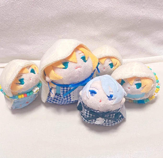 みじんこさん( )のスタイ&パンツセットが届きました〜!とってもかわいい!こもちちょぎは初めてのパンツ!とても似合ってる〜パンツの先輩のこもちんばたちもはしゃいでいます! 