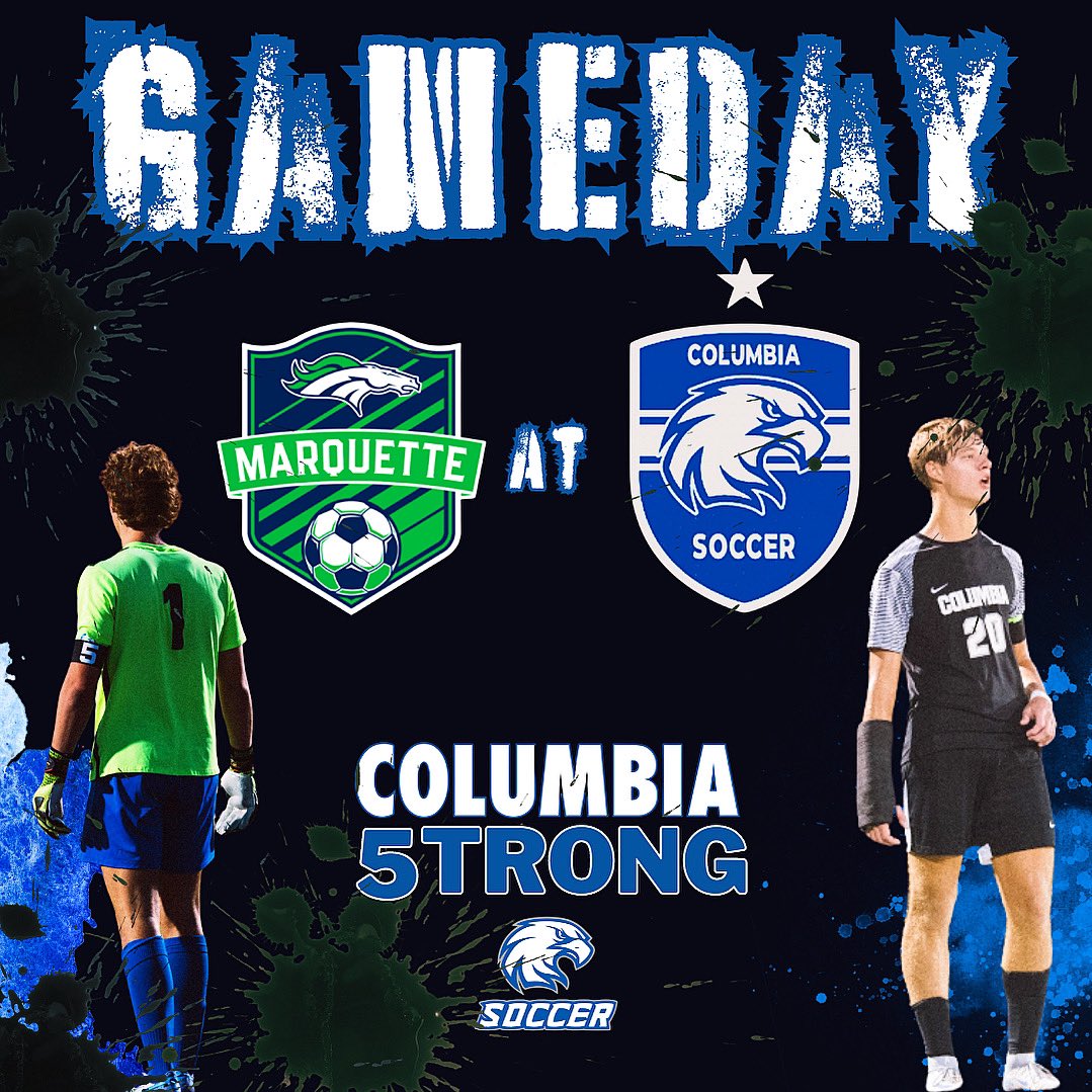 CHSilsoccer's tweet image. Back at home today against Marquette (MO) at 10 and 11:30am. We continue to show up for our #5. #ALLforHIM #UnfinishedBusiness #Eagles #Columbia5trong