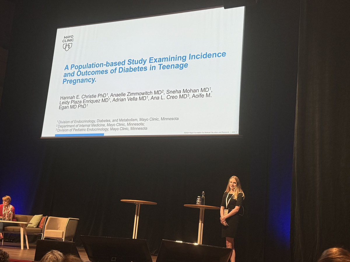 Aoife Egan (@egan_am) on Twitter photo Has been a great #DPSG2024 meeting. Congratulations to <a href="/HannahEChristie/">Hannah Christie</a> presenting her <a href="/MayoClinicEndo/">Mayo Clinic Endocrinology</a> work on teen and emerging pregnancies affected by diabetes Has been a great #DPSG2024 meeting. Congratulations to <a href="/HannahEChristie/">Hannah Christie</a> presenting her <a href="/MayoClinicEndo/">Mayo Clinic Endocrinology</a> work on teen and emerging pregnancies affected by diabetes