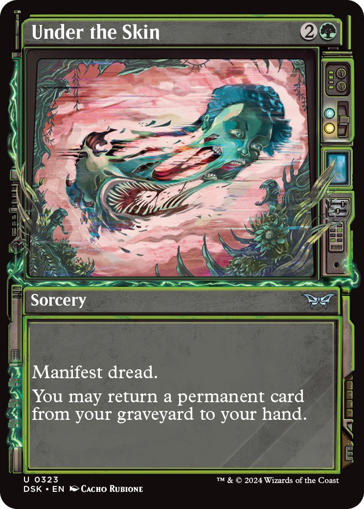Ethan and Ben (@lordsoflimited) on Twitter photo Shout out to Blue/Green!
We’ve got a couple banger Uncommons in the manifest dread space for #mtgduskmourn
-UG signpost that’s a card advantage engine? YUP
-Raise Dead cantrip attached to a manifested creature? YUP
Thanks to <a href="/wizards_magic/">Magic: The Gathering</a> for the free previews! Shout out to Blue/Green!
We’ve got a couple banger Uncommons in the manifest dread space for #mtgduskmourn
-UG signpost that’s a card advantage engine? YUP
-Raise Dead cantrip attached to a manifested creature? YUP
Thanks to <a href="/wizards_magic/">Magic: The Gathering</a> for the free previews!