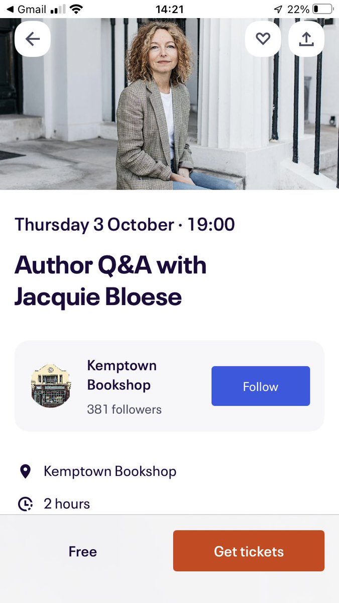 frances quinn (@franquinn) on Twitter photo Very happy to be interviewing Jacquie Bloese about her new book The Secret Photographs, set in Victorian Brighton, at <a href="/KemptownBkshop/">Kemptown Bookshop</a>. Come and join us - free tickets here eventbrite.co.uk/e/author-qa-wi… Very happy to be interviewing Jacquie Bloese about her new book The Secret Photographs, set in Victorian Brighton, at <a href="/KemptownBkshop/">Kemptown Bookshop</a>. Come and join us - free tickets here eventbrite.co.uk/e/author-qa-wi…