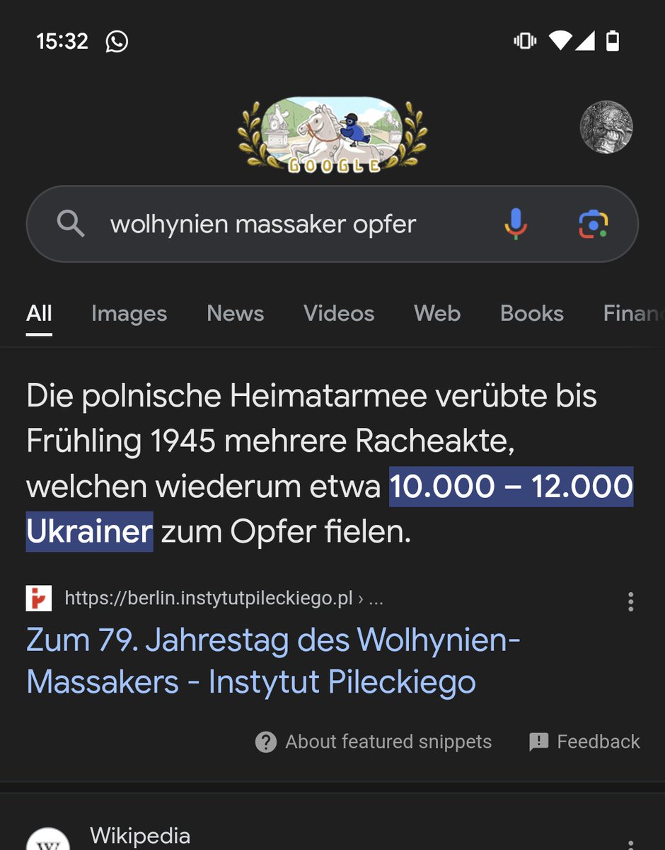 saturnreigns's tweet image. Wpisując po niemiecku "zbrodnia wołyńska ofiary" Google najpierw informuje, ile to AK zabiła Ukraińców. Jprdl.