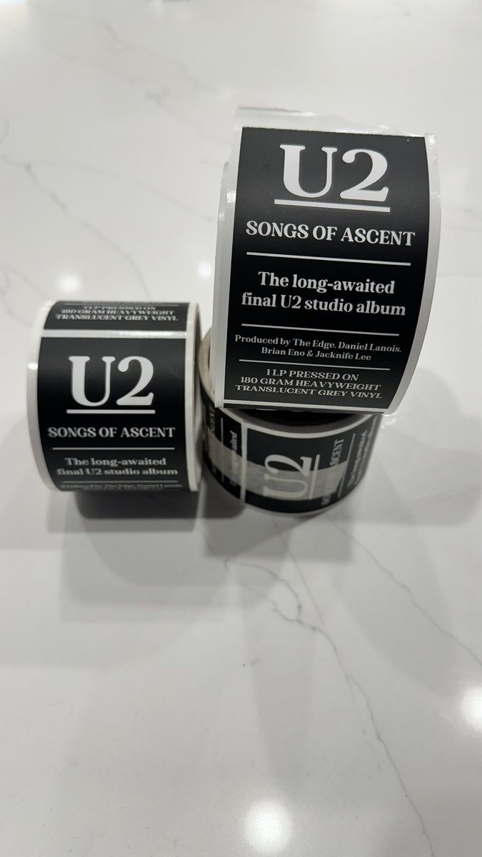 LanceASchart's tweet photo. @U2start Alas⦠#U2SongsOfAscent https://t.co/5pF24pkHIm