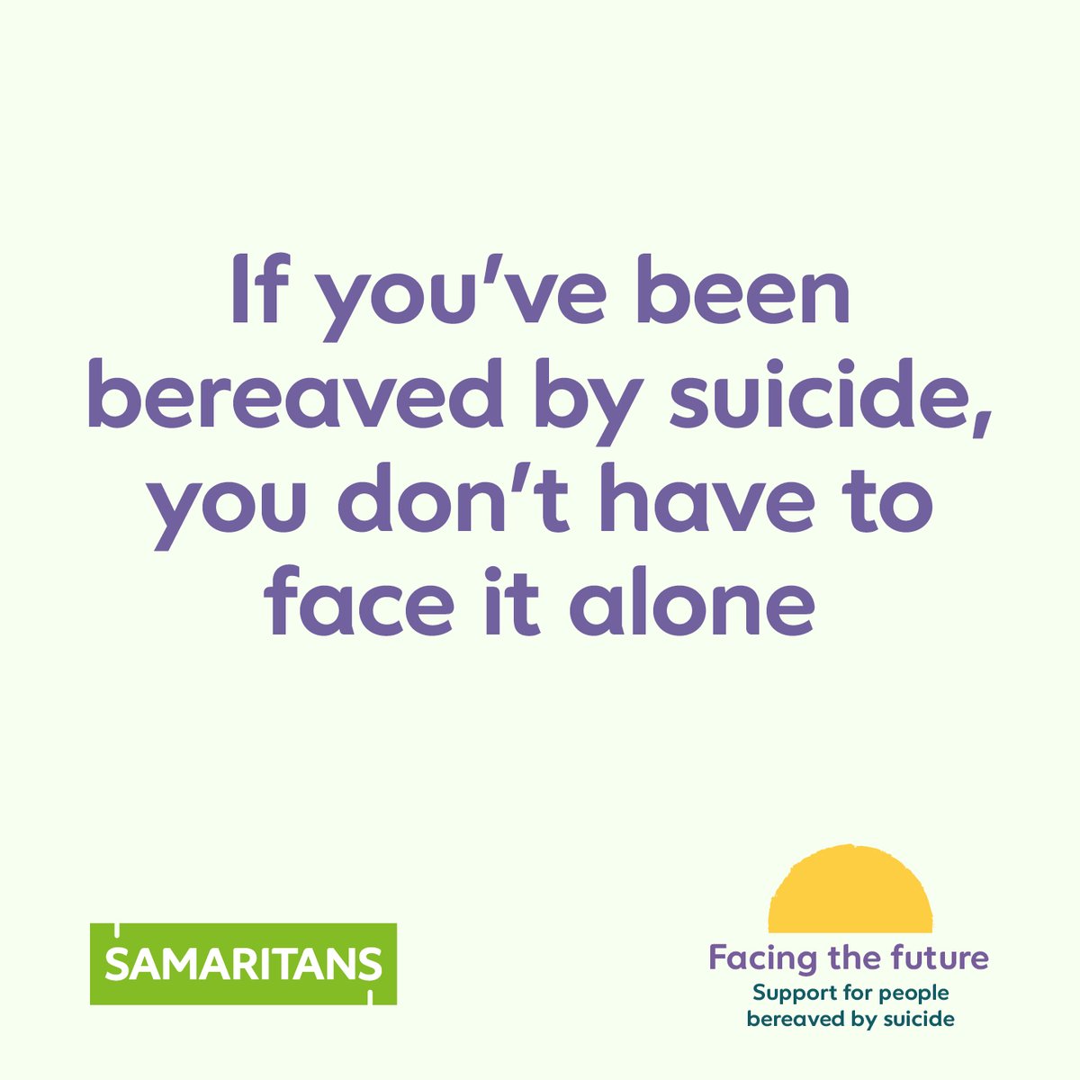 CLSamaritans's tweet photo. Grief after losing someone to suicide can be very complicated to navigate, but you don���t have to face it alone. Find out about our free online support groups here: https://t.co/Zey9k5W1dd https://t.co/xRieHYO32I