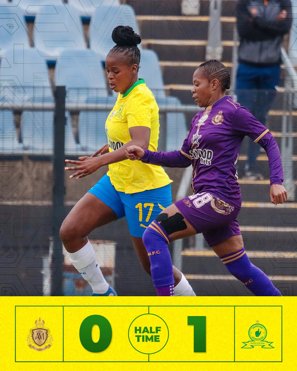 SundownsLadies's tweet photo. Banyana Ba Style are ahead at the halfway mark. 

#SundownsLadies #RabatsenaGape #HWBSL https://t.co/wPhCqoQaBM