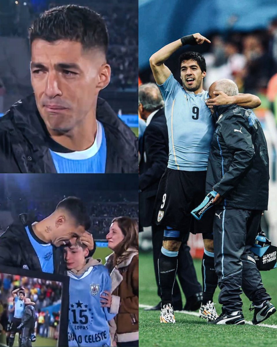 🥹🇺🇾 Qué momento hermoso en la despedida de Luis Suárez ayer de la Selección de Uruguay.

Entre todos los mensajes, regalos y aplausos, se lo recordó a Walter Ferreira, el kinesiólogo que recuperó a Lucho para el Mundial 2014, tras su lesión en los meniscos.

La familia de Walter