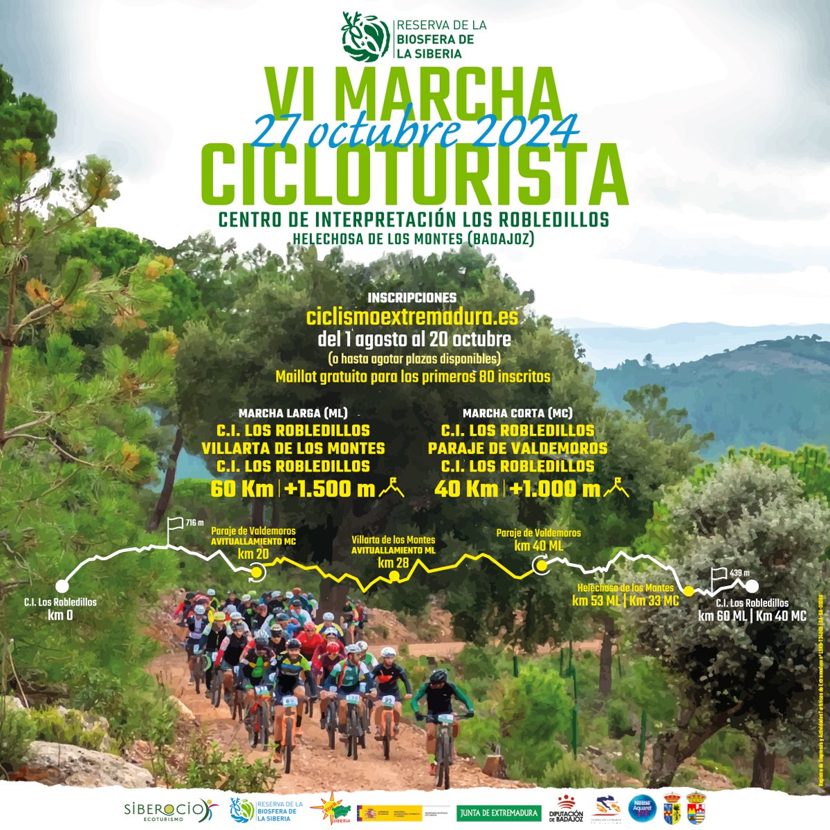 RutasyExp_Blog's tweet photo. VI MARCHA MTB "RESERVA DE LA BIOSFERA DE LA SIBERIA"
https://t.co/qXigFv55Xf https://t.co/q4iZjQqPSJ