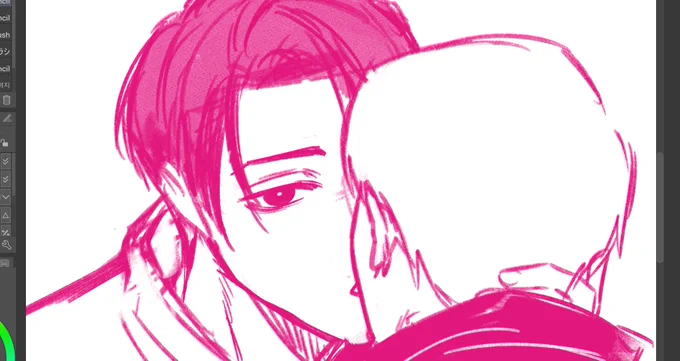 taking a break from doujin, let's make some spicy ottoge  #wip 