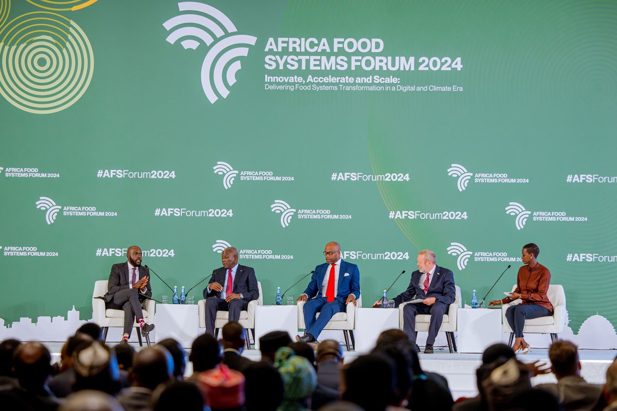 LarryMadowo's tweet image. “The structure is designed to make sure Africa never feeds itself,” Equity Group CEO James Mwangi told me in Kigali #AFSForum2024