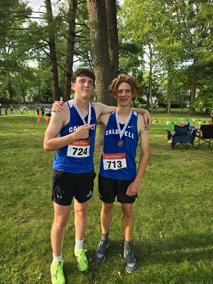 Congratulations to Cam and Kyle for medaling at the Lancer Invitational! This was Kyle's first Varsity race as a freshman! <a href="/CWCJCHSCHIEFS/">CWCJCHSCHIEFS</a> <a href="/CWCJCHS/">JCHS</a>