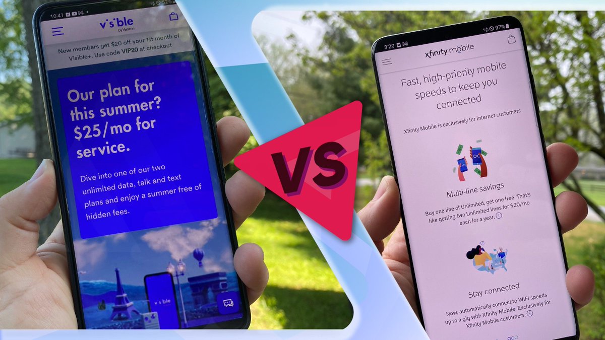 MobileInformer's tweet image. Visible vs. Xfinity Mobile: Visible's plans are simpler and cheaper dlvr.it/TCxpyj