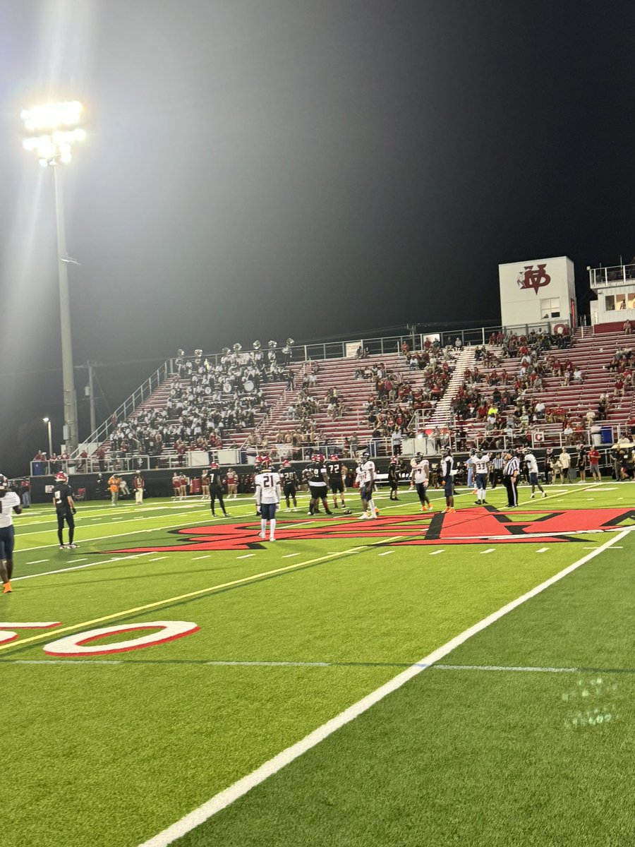 TiaEllis_'s tweet photo. It feels good to drive two hours away and come back with the win! The Broncos defeated Vero Beach 42-33! #exit1 #Broncopride 🧡💙🧡💙 https://t.co/34V093p2uh