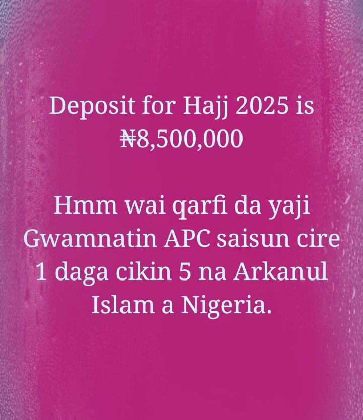 musambako's tweet photo. Kuyi komai bakomai 
@OfficialAPCNg https://t.co/0JhKfA3J84