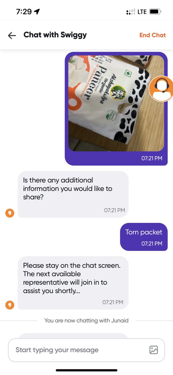 u2harish's tweet photo. Repeated issue and useless solutions #swiggy #instamart #hyderabad https://t.co/qJ0foG5neH