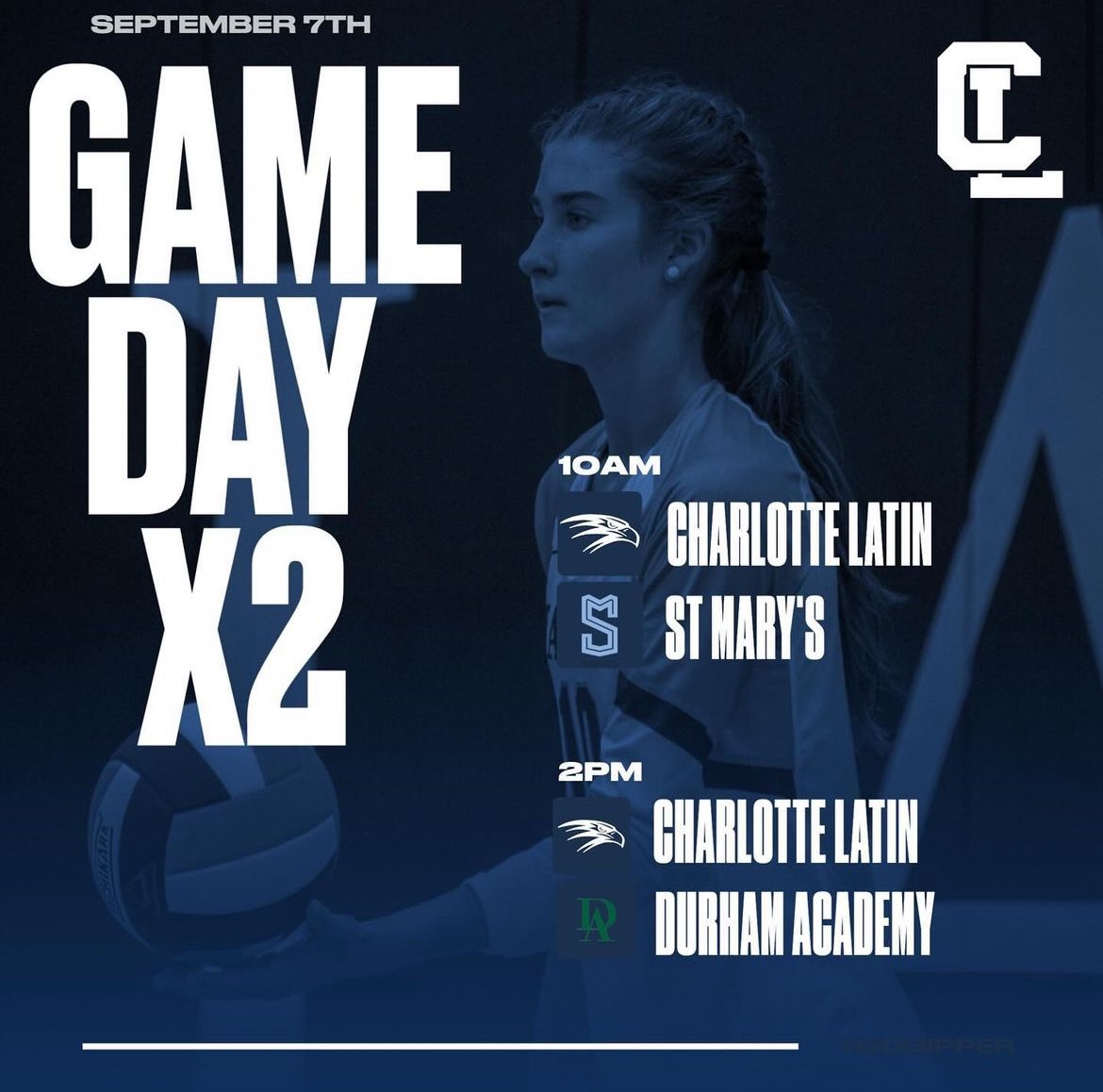 Road trip doubleheader Saturday:
10:00 St Mary’s
2:00 Durham Academy

#GoHawks