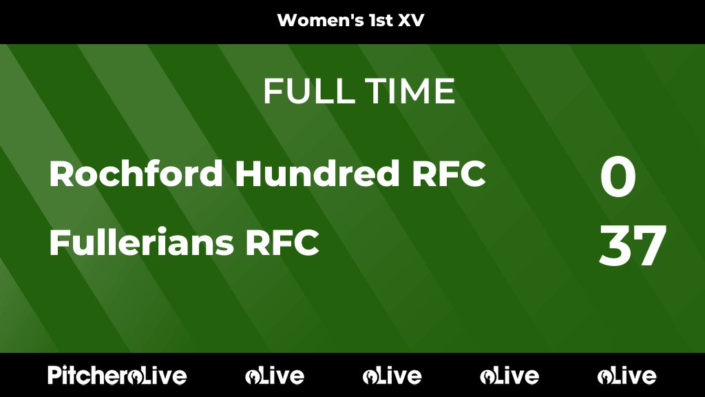 FULL TIME: Rochford Hundred RFC 0 - 37 Fullerians RFC
#ROCFUL #Pitchero
fullerians.co.uk/teams/156185/m…