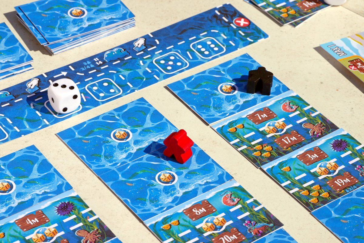kamismakesgames's tweet photo. The closer we get to the final product, the more I feel this game will bring summer vibes to brighten up autumn. 🌊☀️
P.S. Not the final art yet—but we’re almost there! #TabletopGames #BoardGames #Kickstarter #IndieGames #GameDev #TideandTangle #SeaOtters #SummerVibes https://t.co/Nn95U5nc0D