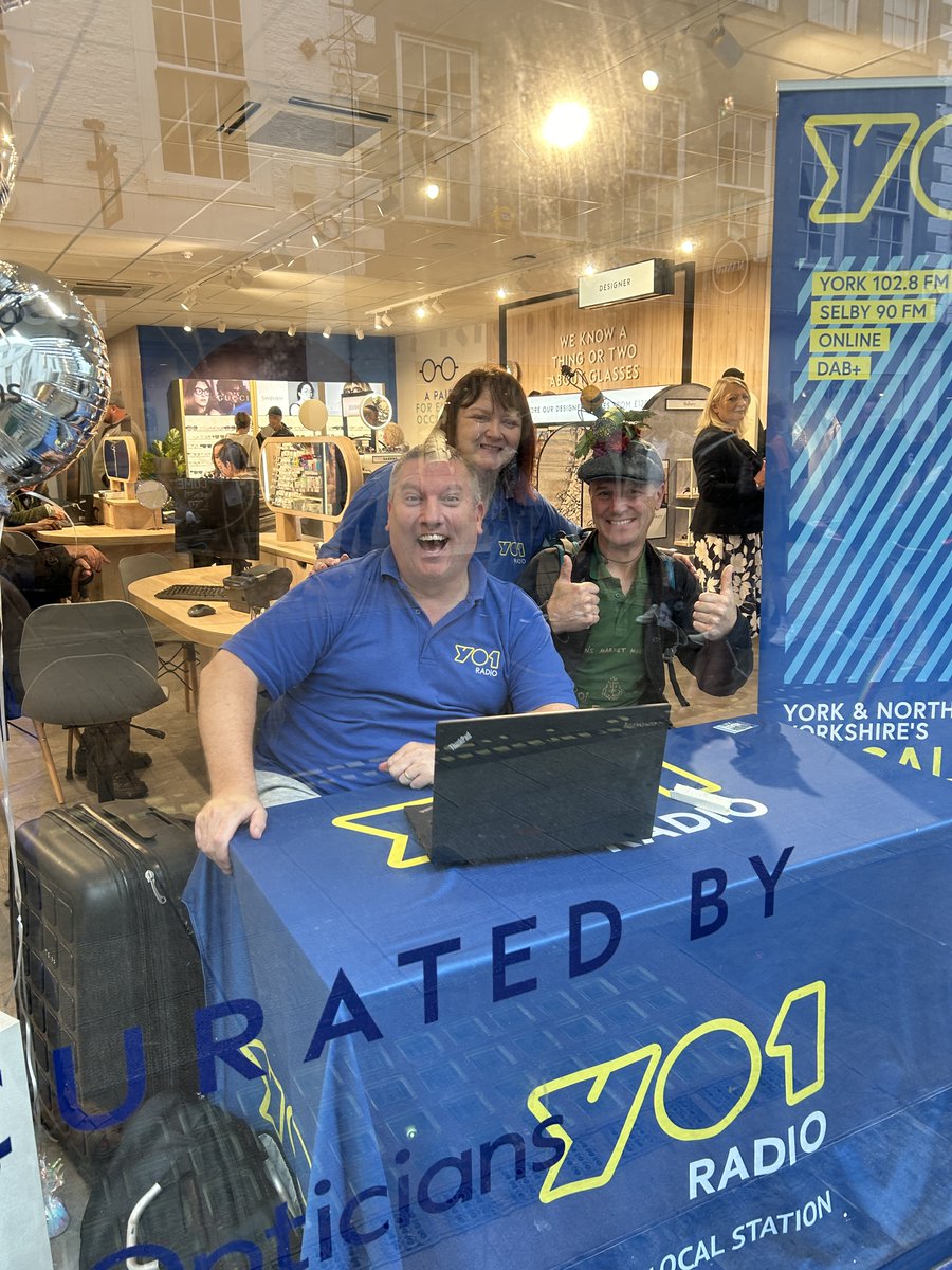 thisisyo1's tweet photo. What a wonderful day we have had at the new store for Boots Opticians in York. The staff are all so friendly and welcoming - they make time for everyone. Go see them on Coney Street in York 💙🎉 https://t.co/mGUU7N9dzs