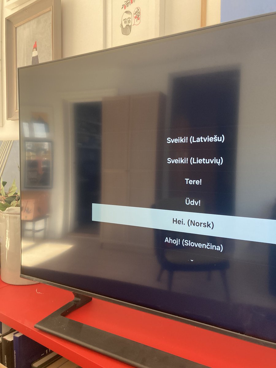 Elsker at norsk er det eneste språket som syns et hei med utropstegn blir for mye.