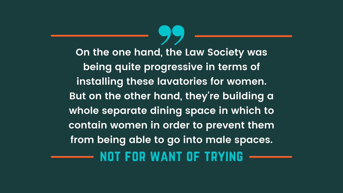 Women's Legal Landmarks (@wlegallandmarks) on Twitter photo Find out more in the first episode of our podcast where Ed Reyes <a href="/lawsocgazette/">Law Society Gazette</a> talks about efforts to install women’s cloakrooms at the Law Society - this week on Not for Want of Trying: womenslegallandmarks.podbean.com Find out more in the first episode of our podcast where Ed Reyes <a href="/lawsocgazette/">Law Society Gazette</a> talks about efforts to install women’s cloakrooms at the Law Society - this week on Not for Want of Trying: womenslegallandmarks.podbean.com